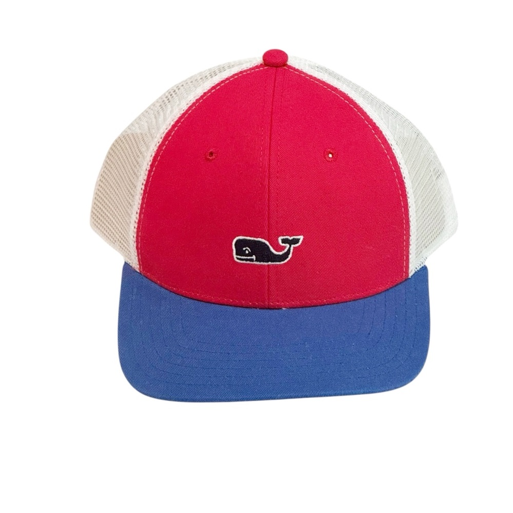 Vineyard Vines High Profile Whale Logo Trucker Hat NWT